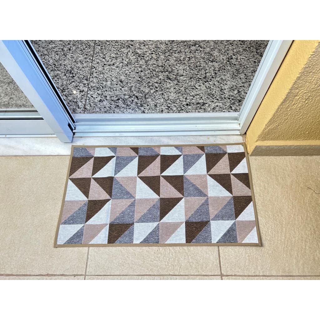 Tapete Para Porta de Banheiro e Cozinha Jacquard Luxuoso e Antiderrapante Com Microfibra