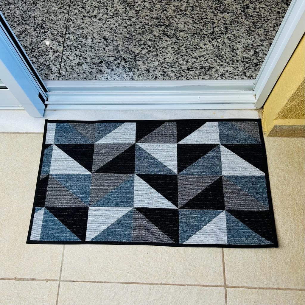 Tapete Capacho para Banheiro e Cozinha Jacquard Premium Elegante