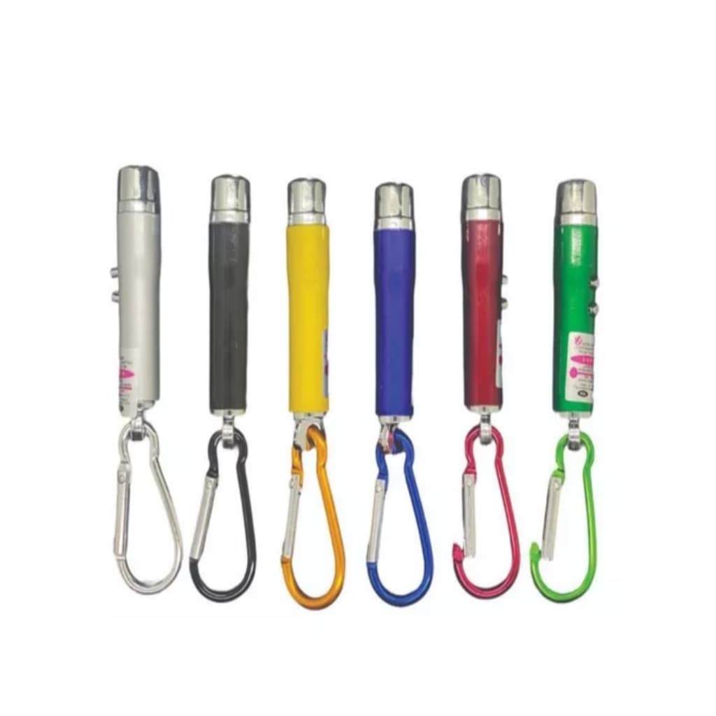 KIT Laser 3 Em 1, Chaveiro, Lanterna, Laser Potente, Luz Violeta