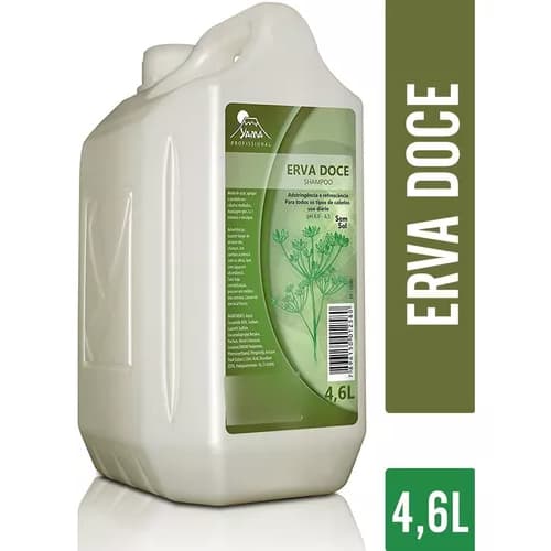 Shampoo Yama Profissional Erva Doce Galão 4,6l