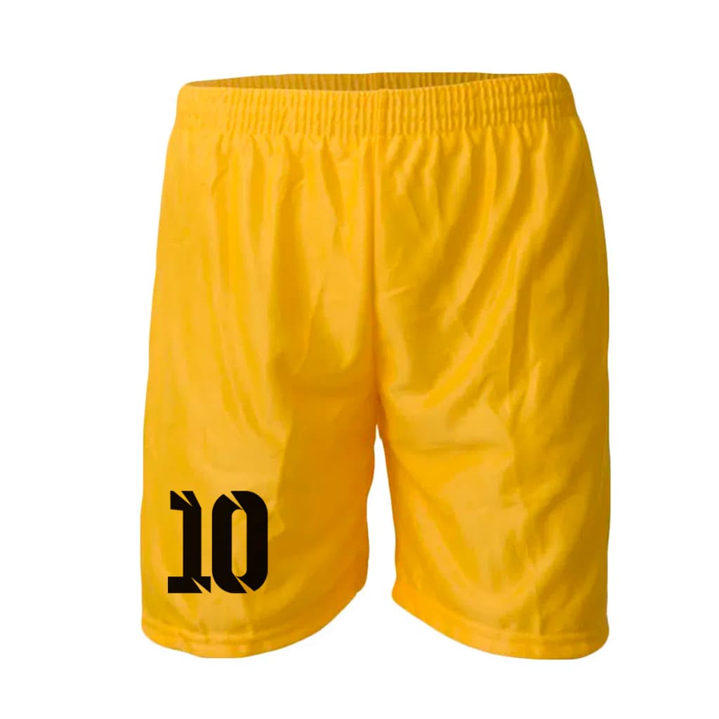 12 Peças Shorts de Futebol Numerado Calção (escolha seu número)