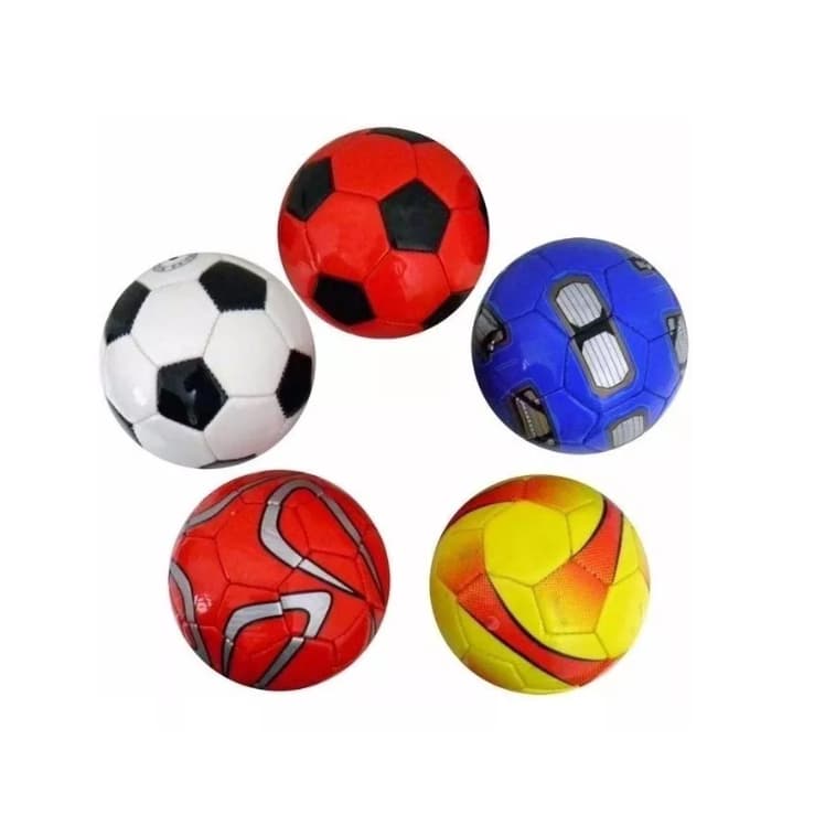 kit com 5 bolas de futebol para recreação no atacado a pronta entrega