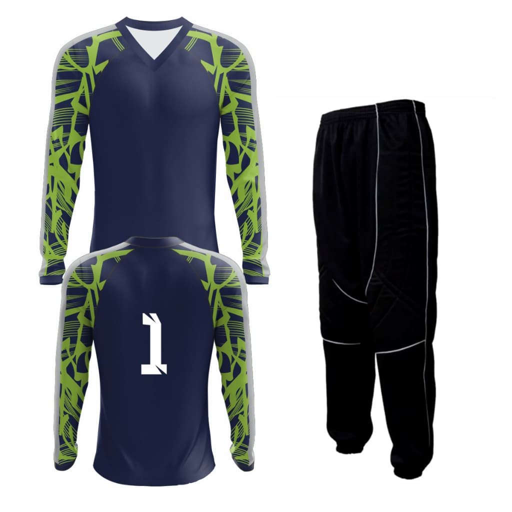 Kit Goleiro Camisa Manga Longa Almofadada + Calça Profissional Almofadada
