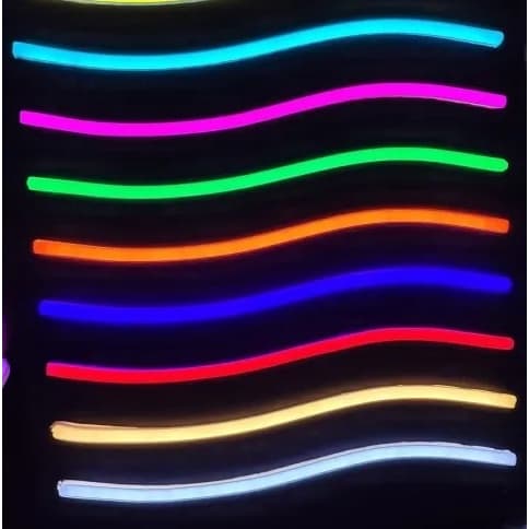 Mangueira Led Neon Flexível 12w 1, 2 ou 3 Metros 110v Ou 220v + Conector Cores