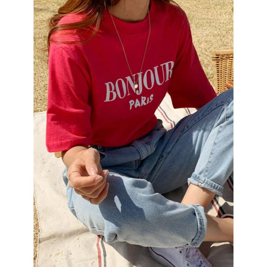 Camiseta Unissex Casual Malha Toque Macio Confortável Tendência Verão Blusa Oversized
