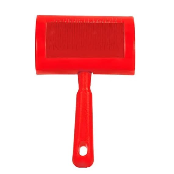 Acessório para Cachorro Escova Vermelha 15CM