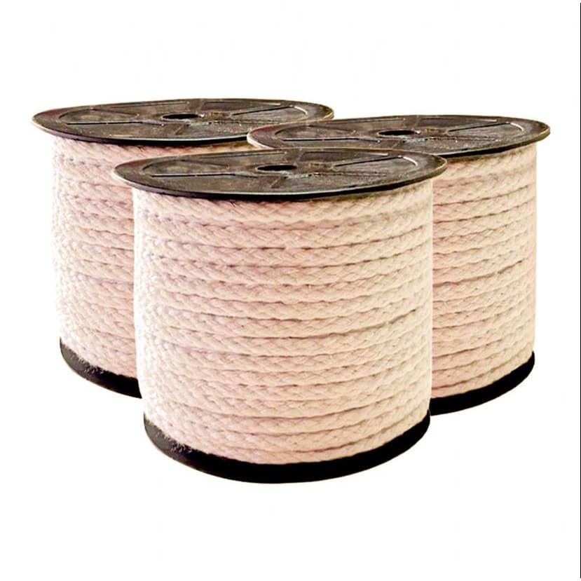 Cordão Corda 4 mm 100m Cores de Algodão Trançado para Macrame Artesanato