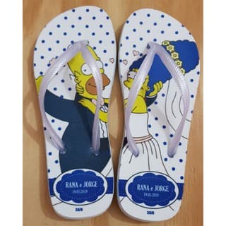 90 Pares de Chinelos Personalizados Casamento / Formatura / Aniversario