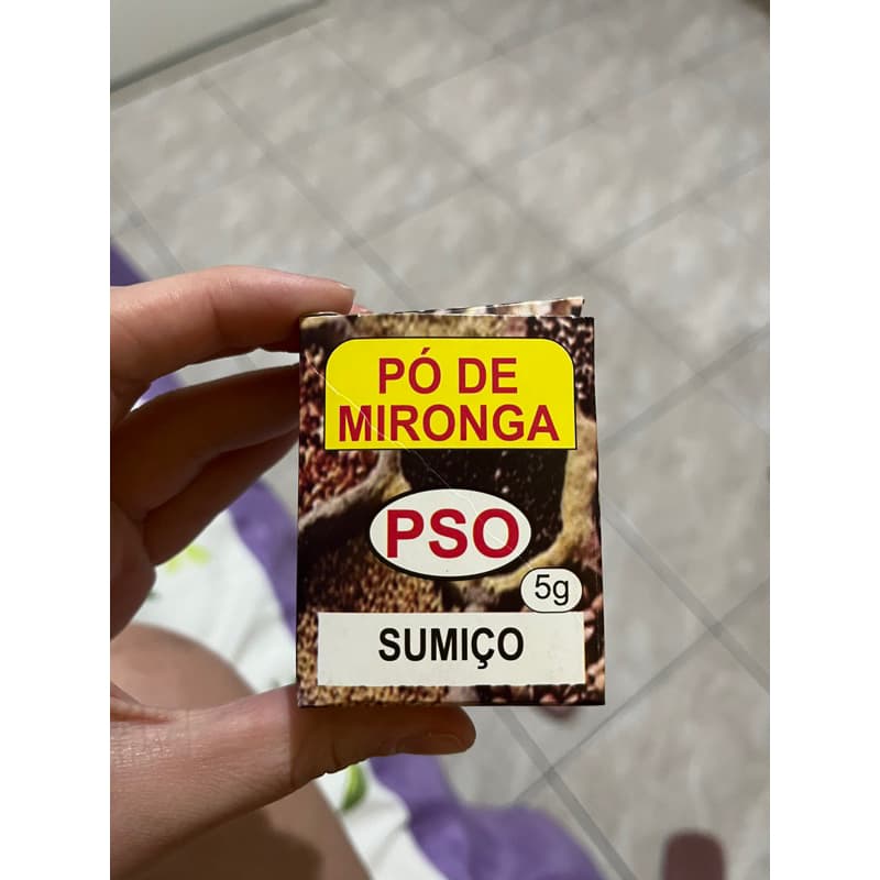 Pó De Sumiço Para Mironga de Rituais e Simpatias Umbanda e Candomblé Unidade