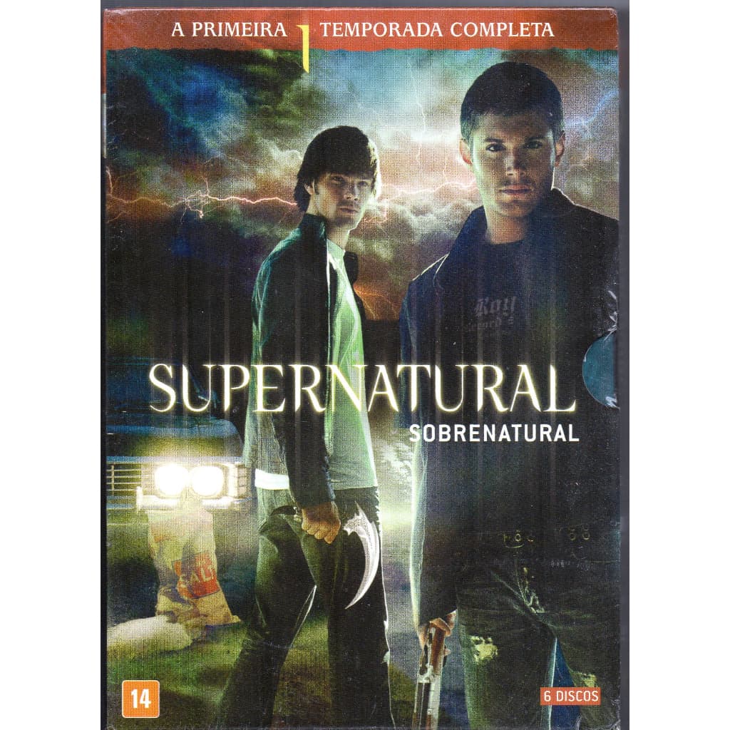 Box Supernatural 1ª Temporada(LACRADO/ DUBLAGEM EM PORTUGUÊS, AUDIO SOMENTE ) INGLÊS