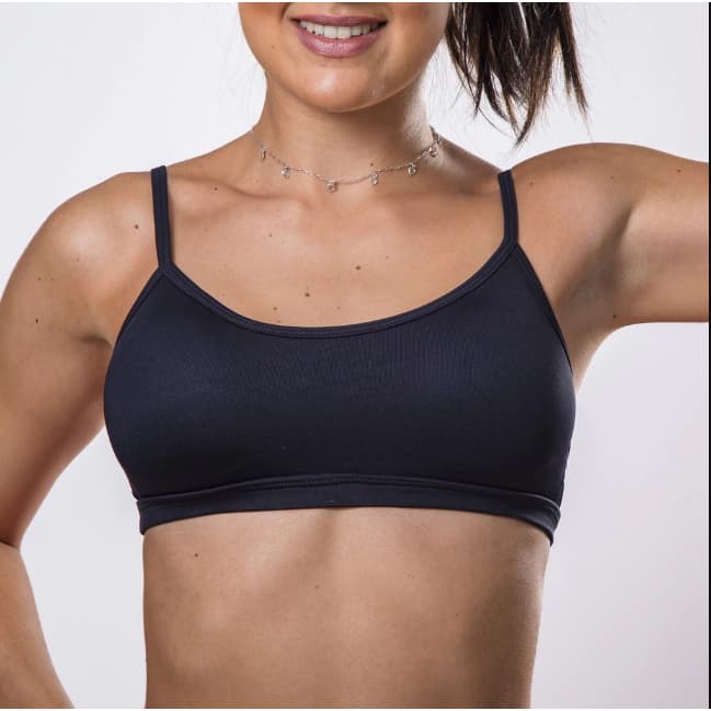 Top Fitness Nadador Atividade Física Esportivo Esportes Feminino Alça Fina Academia Sem Bojo Com Elástico Confortável