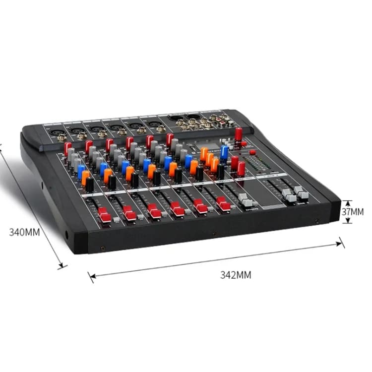 Mesa de Som Black Mixers 6 canais MIXING LIVE