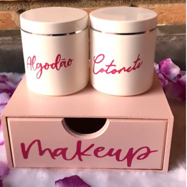 Kit Gaveta com 2 Potes - Makeup