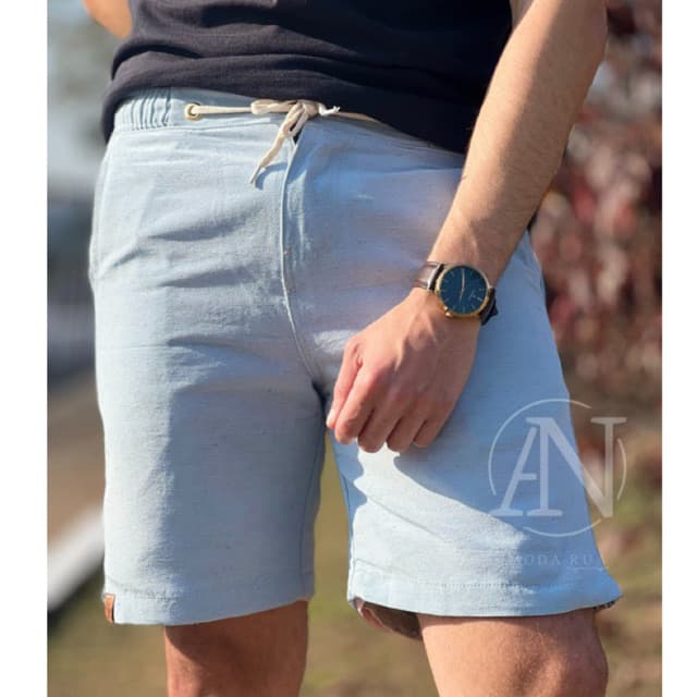 SHORTS DE LINHO PREMIUM MASCULINO BERMUDA MAURICINHO  MODA PRAIA (CORES)