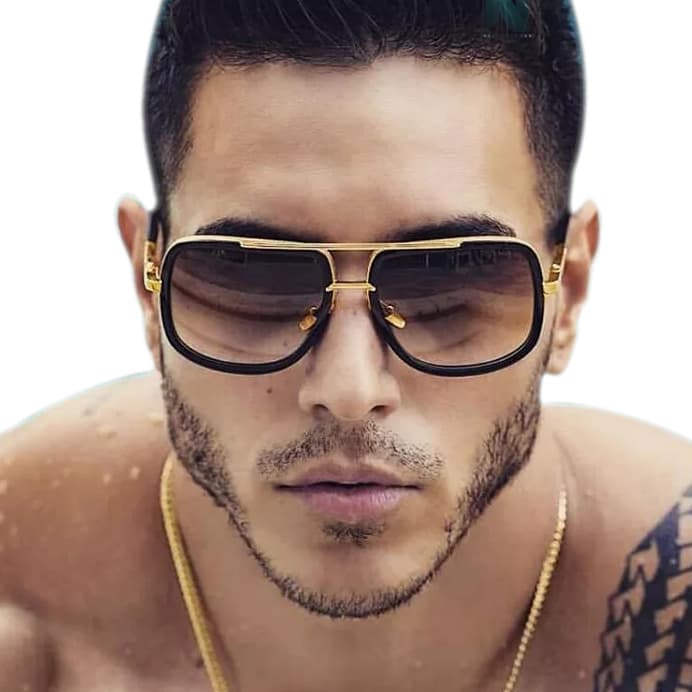 Óculos de Sol Masculino Nibay – Elegante com Proteção UV400, Estilo Sofisticado e Confortável