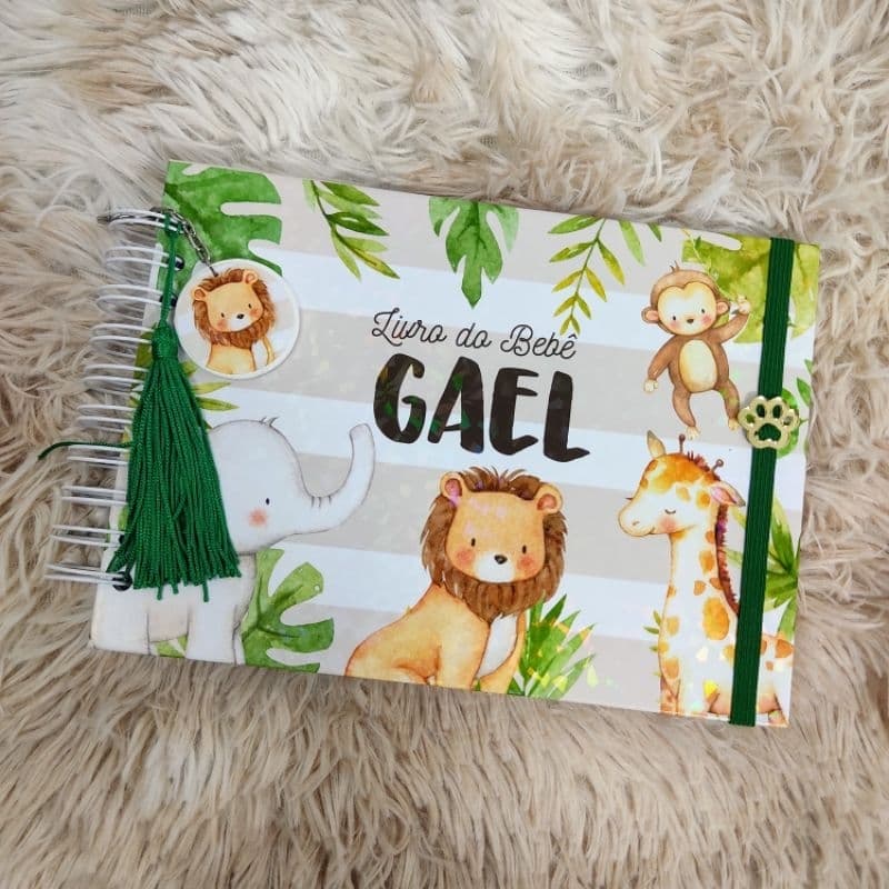 Livro do bebê Personalizado com tema e nome