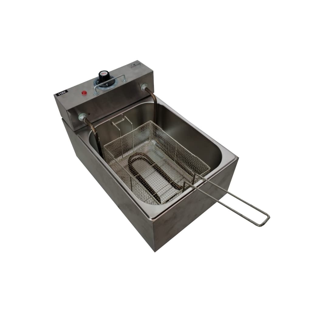 Fritadeira Elétrica Profissional 1 Cuba 6 Litros 110v