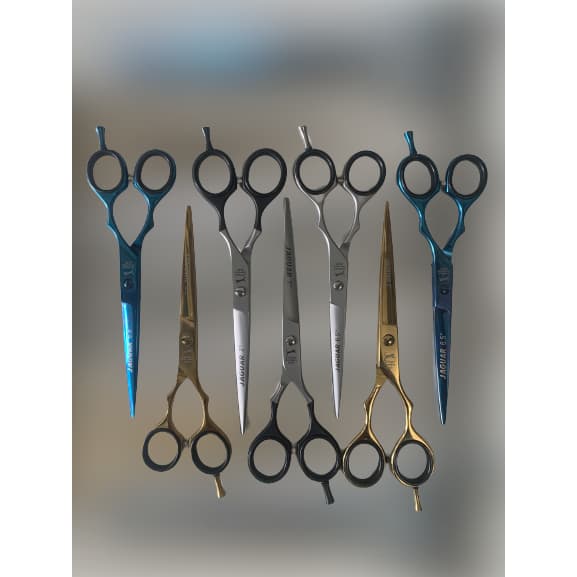 tesoura profissional fio laser 6.5 para barbeiros e cabeleireiro