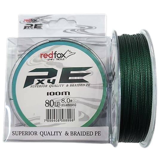 Linha Multifilamento Redfox 4X Dyneema  100 metros – Alta Resistência e Desempenho Profissional
