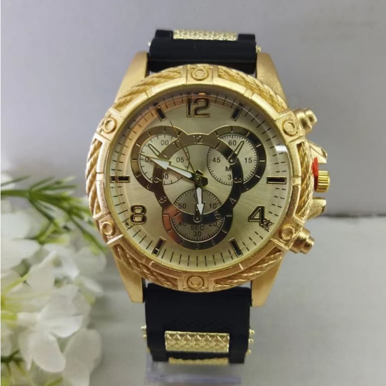 Relógio de ouro masculino original de luxo