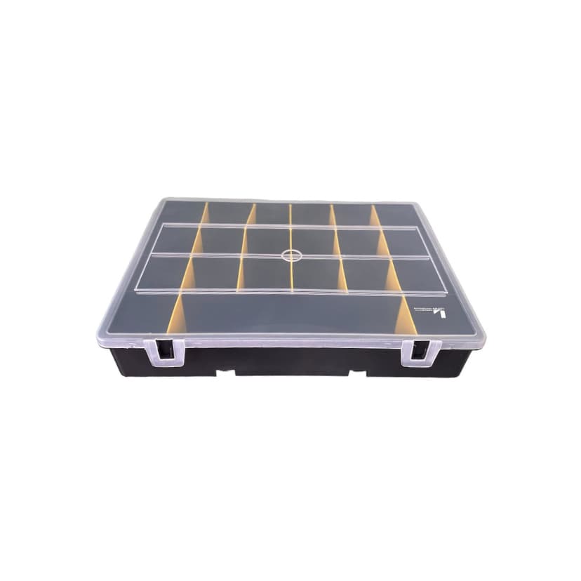 Caixa Organizadora Multiuso Parafuso 18 Divisões 36x29x6,5cm