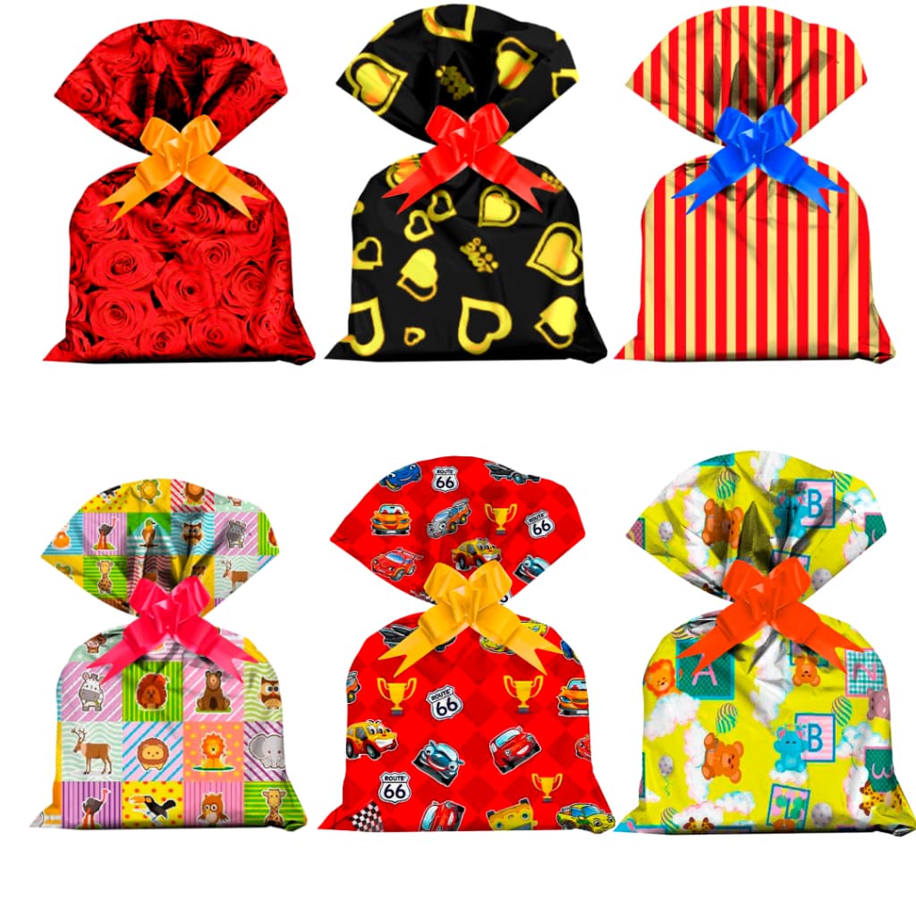 Sacos Para Presente 30X45 Metalizado 50 unidades