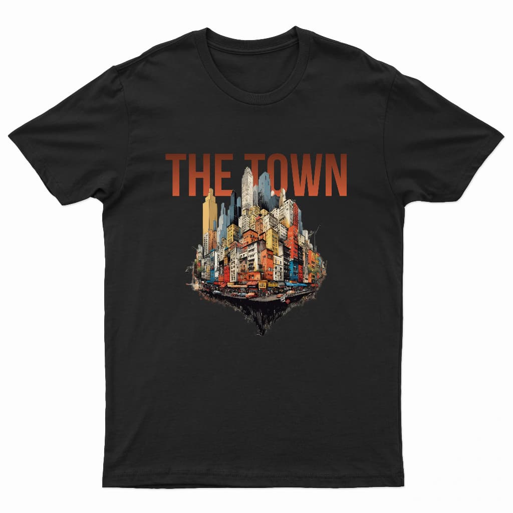 Camiseta The TOWN 2023 Básica Unisex 100% Algodão