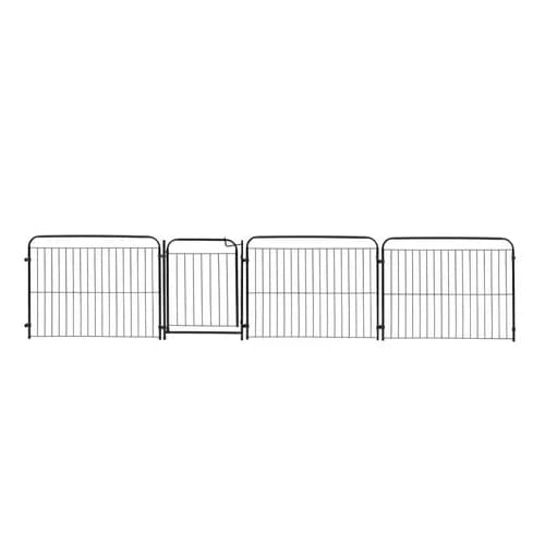 Cercado Cães Canil Pet Cão Cachorro 3/90 Com Portão E Kit Parede