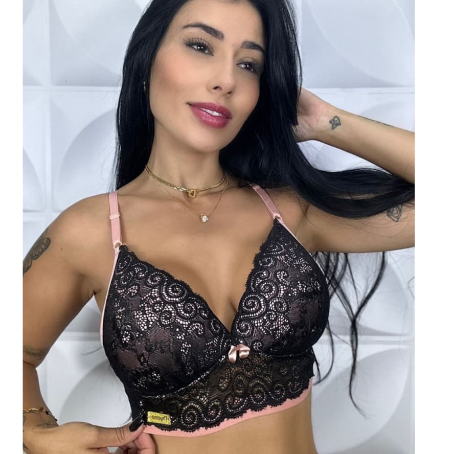 Sutiã Bojo Top Flex Soft Super Macio Sutia Premium Sem Aro Não amassa