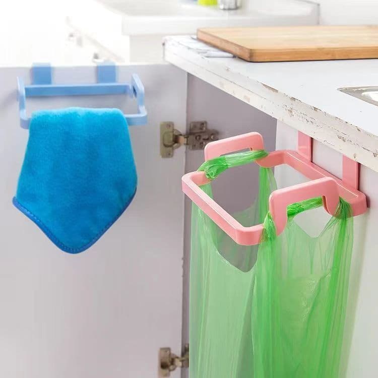 Suporte Para Saco de Lixo Aço Inox /plastico  Banheiro Cozinha Lavabo