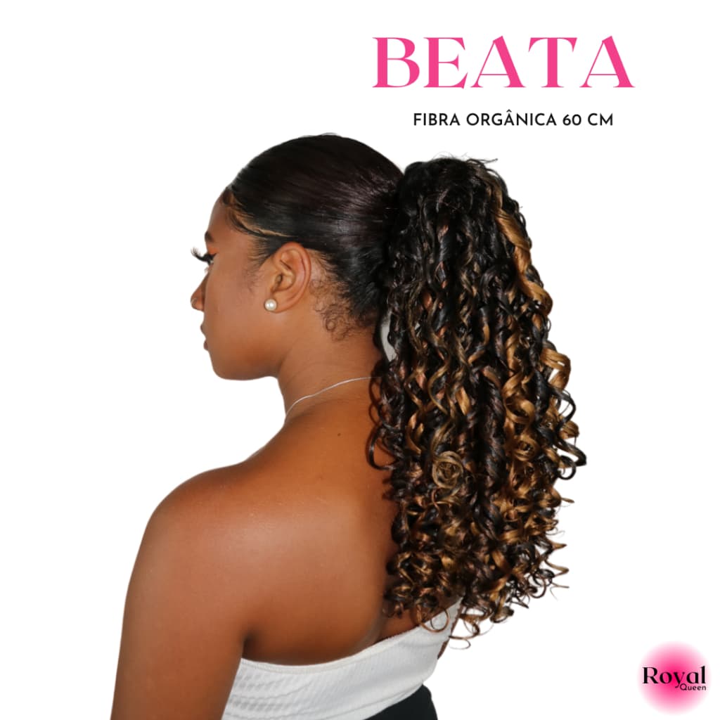 Rabo de Cavalo Beata Modern Girl Fibra Orgânica - Aplique extensão de cabelo