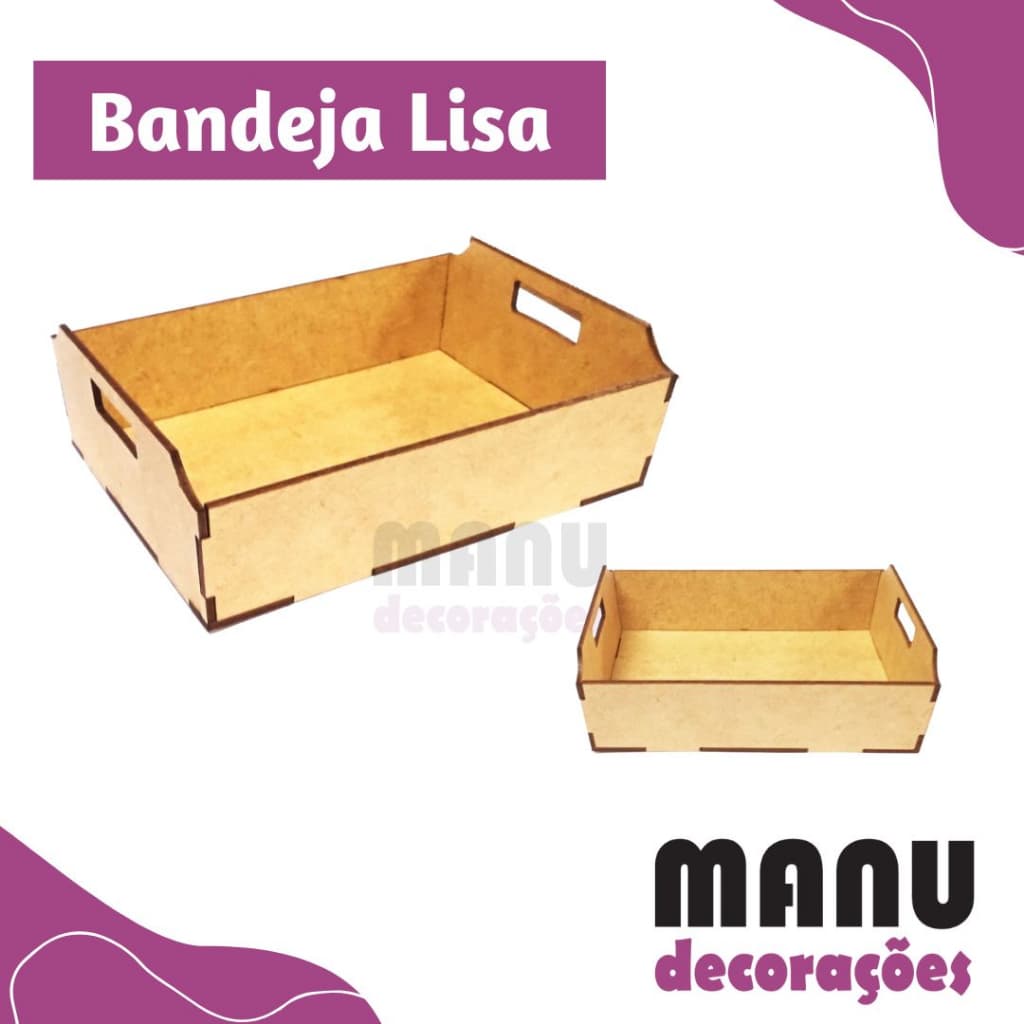 KIT 2 UNIDADES / Organizador Bandeja para Decoração / Bandeja para Organizar