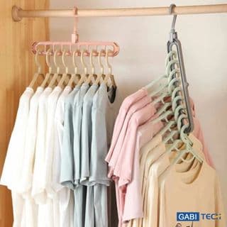 Cabides Para Roupas Adulto Mágico 9 Furos Multi-dobrável Organizador Infantil