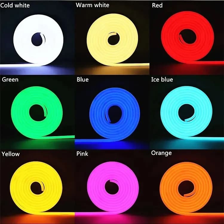 Mangueira Fita LED Neon Flex 12V Metro IP67 Primeira Linha