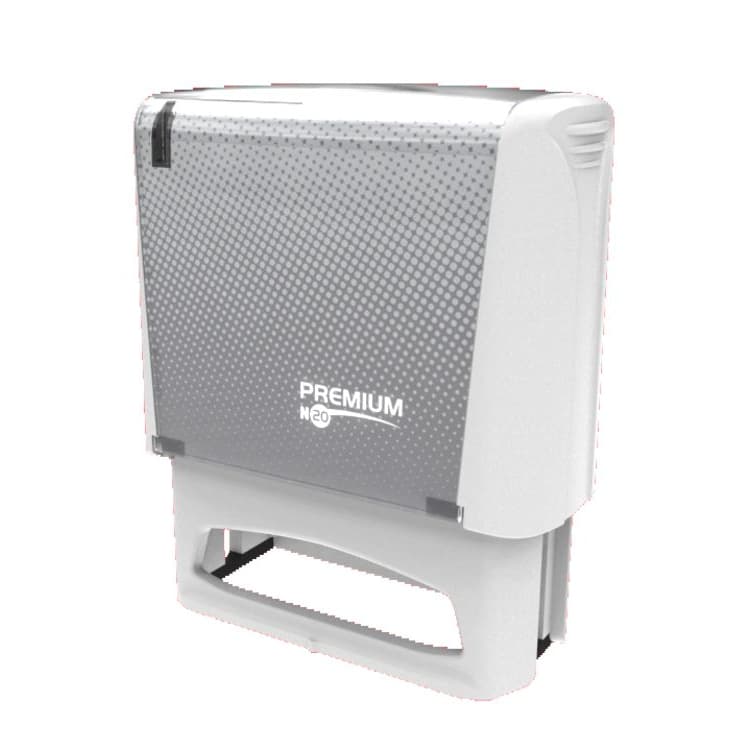 Carimbo Automático Premium N20 Branco Personalizado | Médico, Enfermagem e Profissionais da Saúde