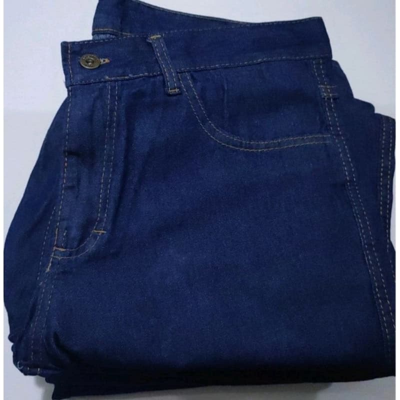 Kit 10 Peças de Calça Jeans Masculina Escura Para Trabalho Reta Direito Da Fábrica
