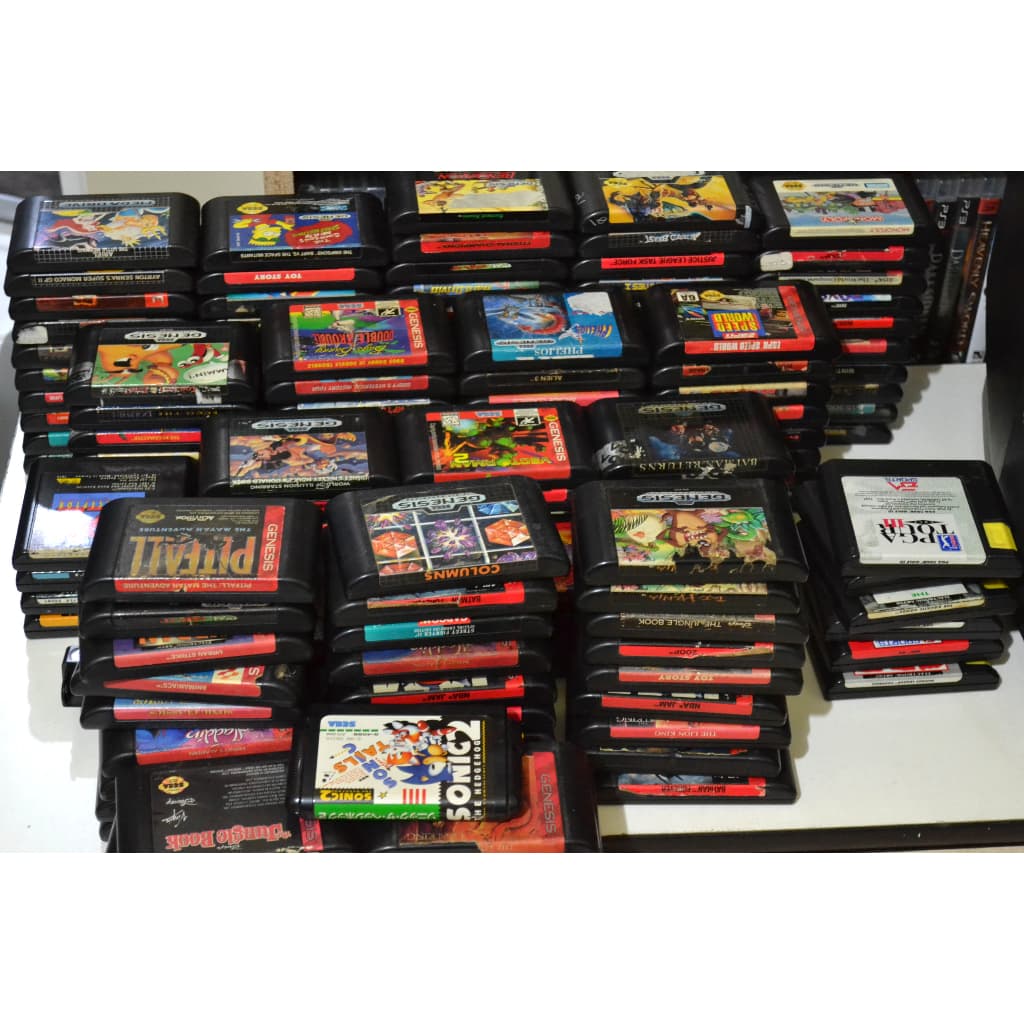 Jogo Mega Drive Shinobi, Mortal Kombat, , Street Fighter II, Power Rangers, Taz, Alladin