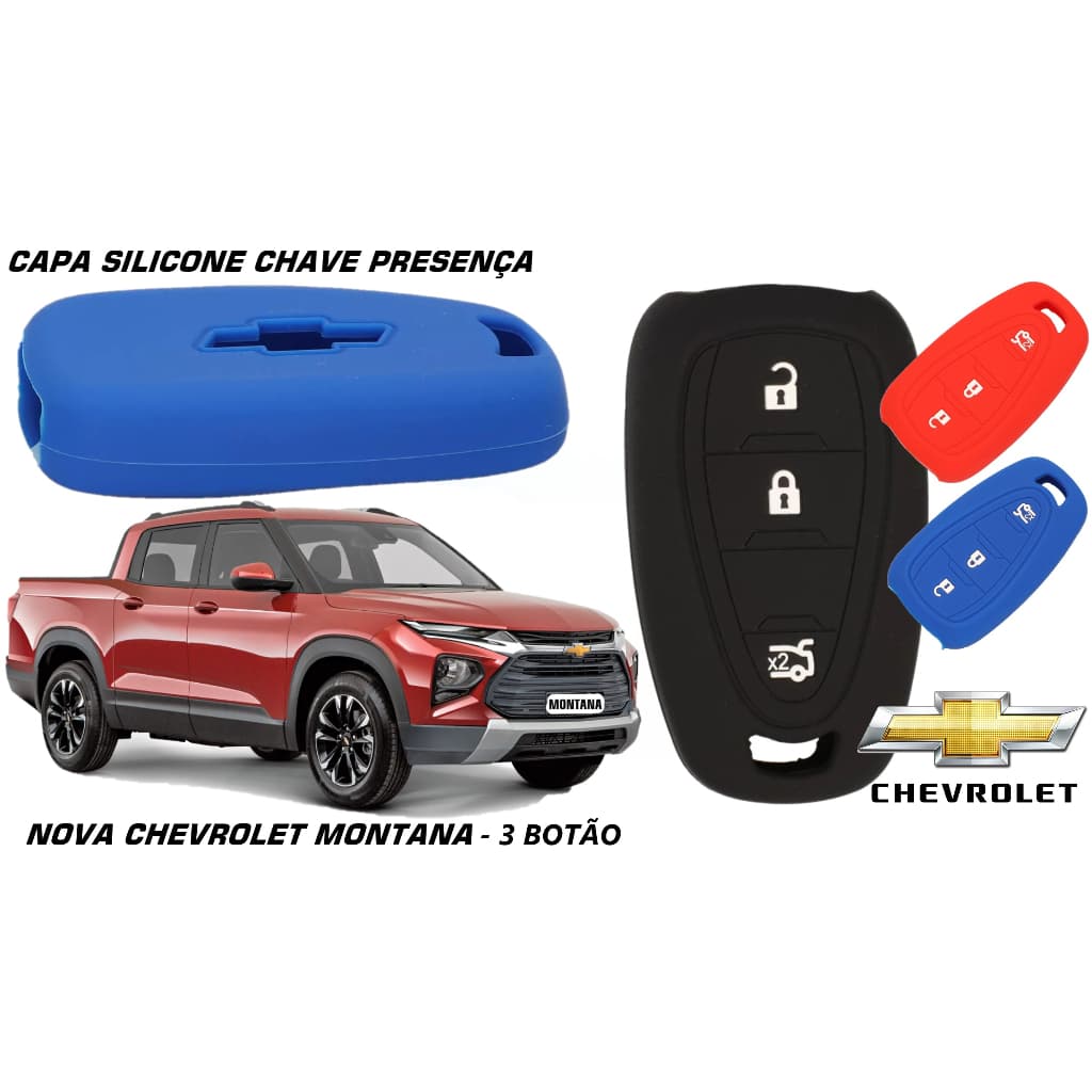 1 Capa Capinha Chave Canivete Chevrolet Montana Onix Prisma Joy S10 Cobalt Tracker Equinox Spin Captiva Celta