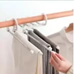 Cabide Multiuso Inox Dobrável Portátil Para Saias/Blusas/Bermudas/Calças
