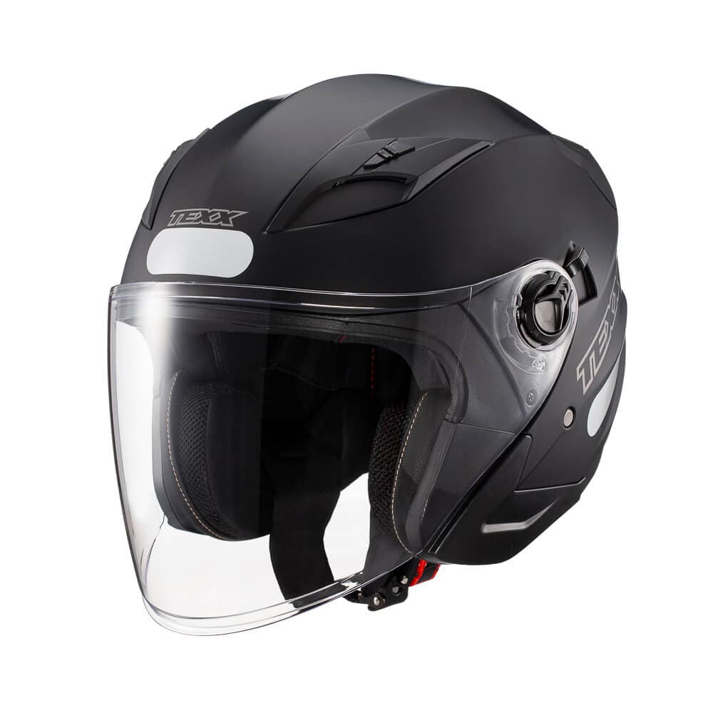 Capacete para Moto Texx Aberto Ugello Solido Preto