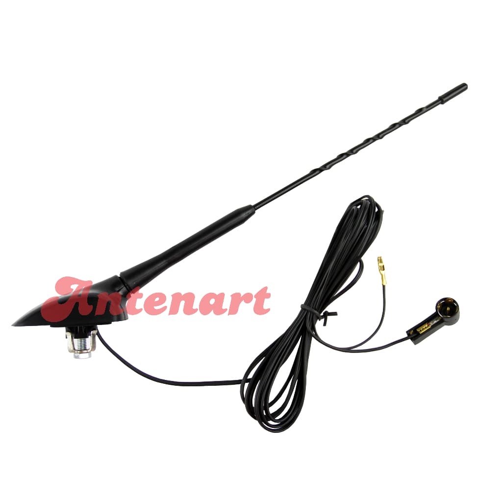 Antena Amplificada Completa Base + Haste + Cabo Onix Prisma