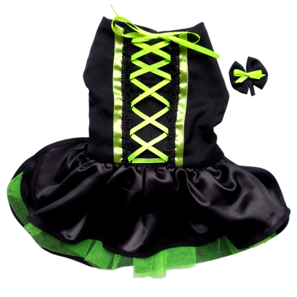 Roupa Pet Fantasia Bruxinha Carnaval para Cachorro e Gato XPP ao GG