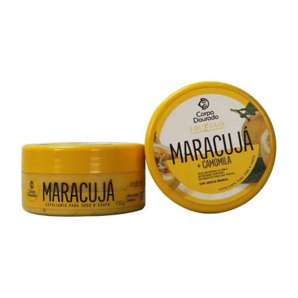 Esfoliante MARACUJÁ Facial e Corporal 150g Fruktais - CORPO DOURADO