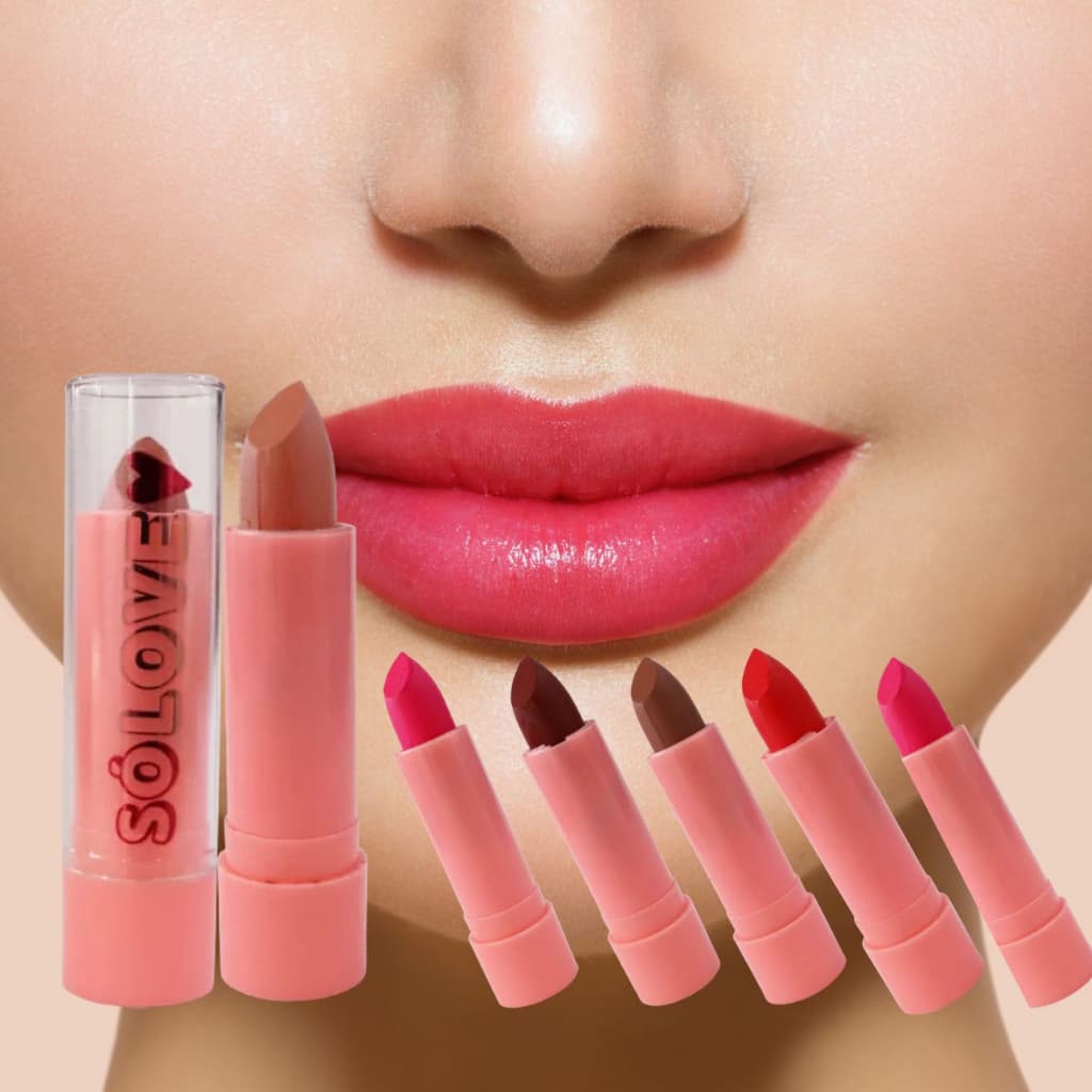 Kit Com 6 Und Batom Matte Lipstick