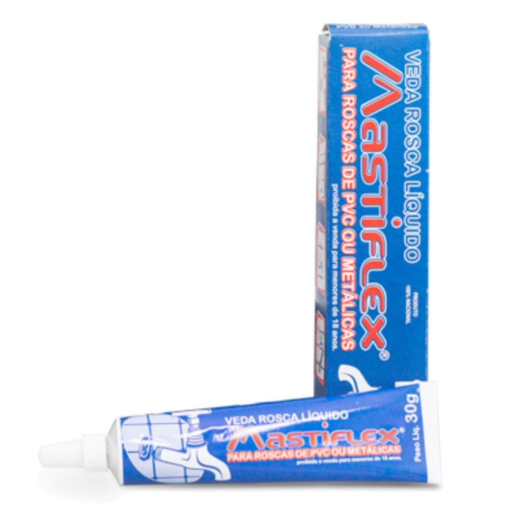 Veda Rosca Líquido Mastiflex 30gr Agua Quente E Fria Adesivo