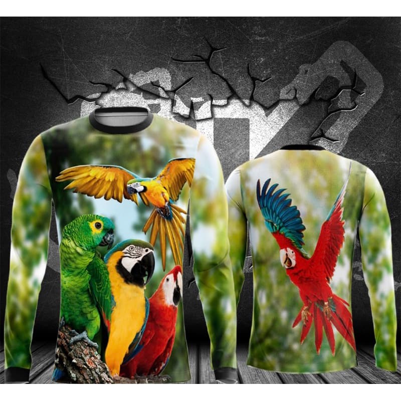 Camiseta de pesca Araras