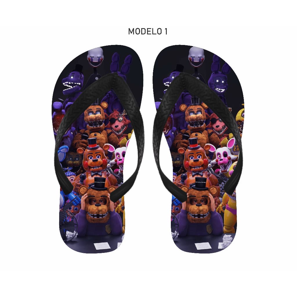 Chinelo Five Nights at Freddys Masculino e Feminino