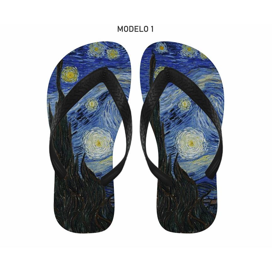Chinelo Vincent van Gogh Masculino e Feminino