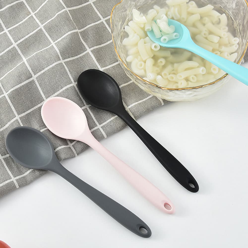 Colher Redonda de Silicone Linha Premium 20,5cm - VNC 2271