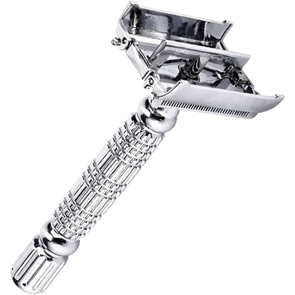 Aparelho de Barbear Borboleta Metal Vintage Luxo Barbeador
